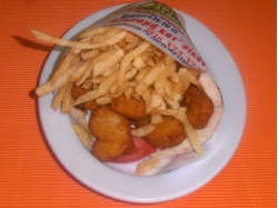 Ανοιχτή - Πίτα Κοτομπουκίες - Chicken Fresh -   Ηράκλειο Κρήτης
