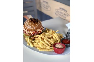 XL Burger Kοτομπιφτέκι - Chicken Fresh -   Ηράκλειο Κρήτης